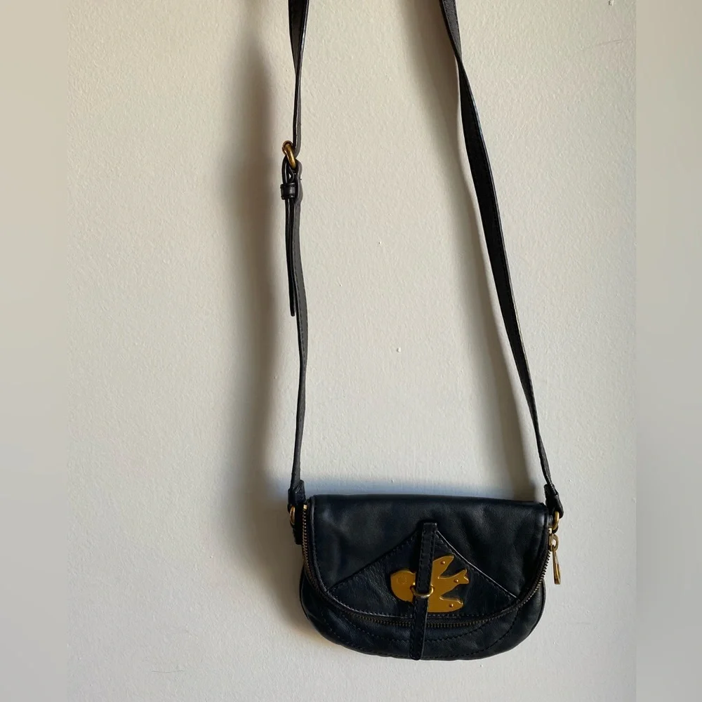 Marc By Marc Jacobs Petal To The Metal Black Cross Body Bag